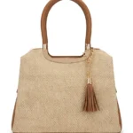 Natural Woven Satchel