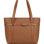 Textured Brown Tote